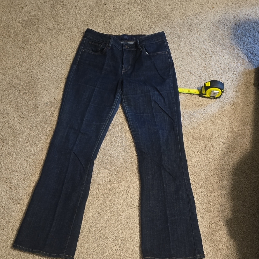 Classic Dark Blue Flare Jeans